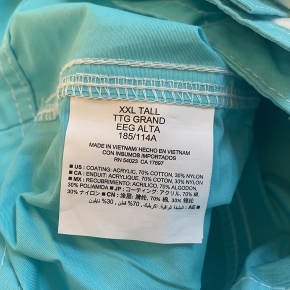 Old Navy Board Shorts Big/Tall 7" Above The Knee Swim Pockets Icy Aqua Blue NWT - Picture 8 of 12